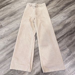 ZARA JEANS BEIGE NEW